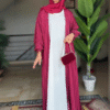 Rosewood Abaya - Maroon