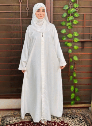 Cart Purity Abaya - White